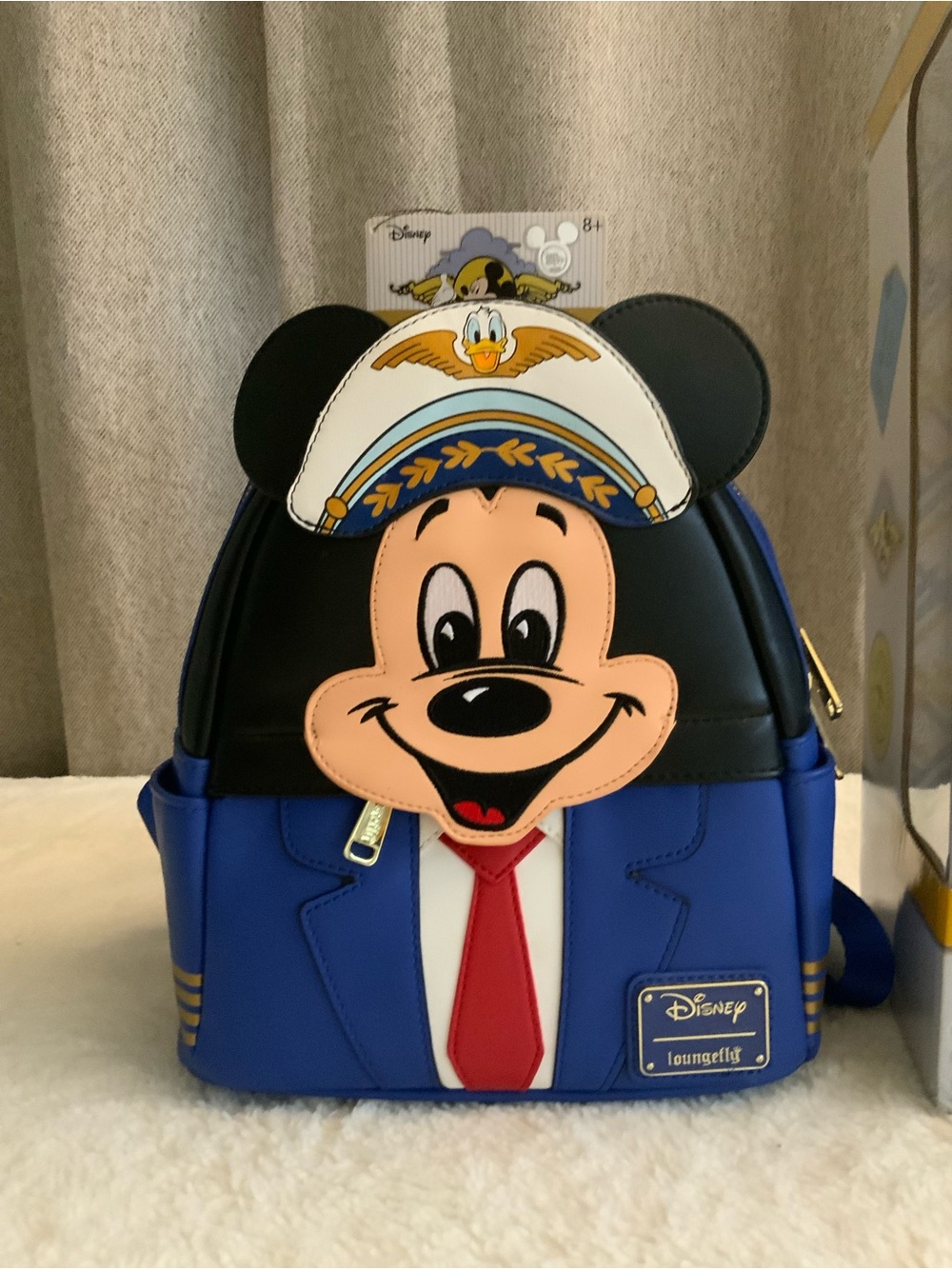 Loungefly Disney Mickey Mouse One : Walt’s Plane - Pilot Mickey Mouse & Plush - Picture 2 of 11